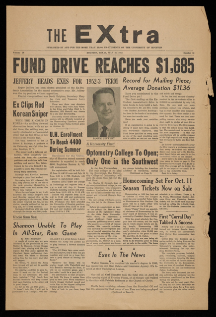 front page of the EXTRA newspaper
