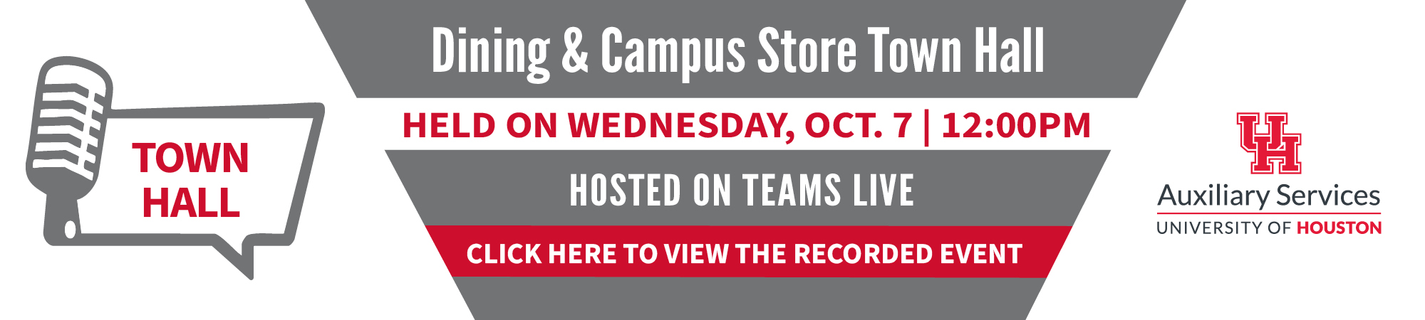 UH Dining and Campus Store Town Hall