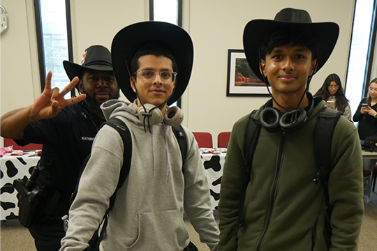 UH Parking cowboy hat decorting