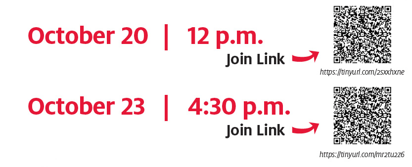 finacial aid webinar dates and times