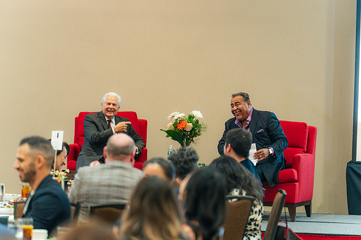 Picture of Nicolás Kanellos, at Arte Público Press Luncheon