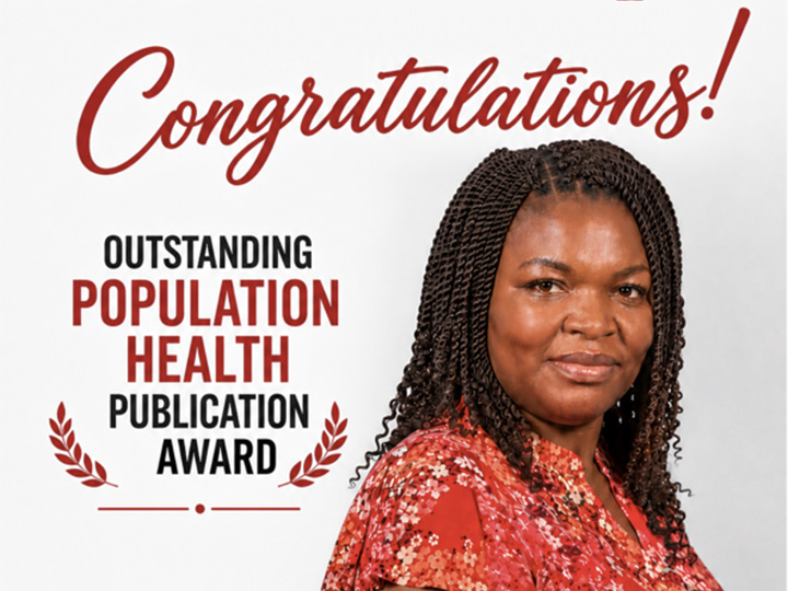 2026 UH Faculty Award Presented to Dr. Neema Langa