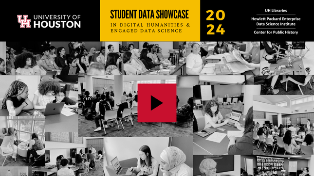 Student Data Showcase in Digital Humanities and Engaged Data Science"