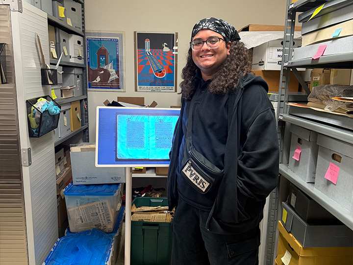 History Ph.D. Student Asher González-Ortiz Completes UT Institute in Paleography