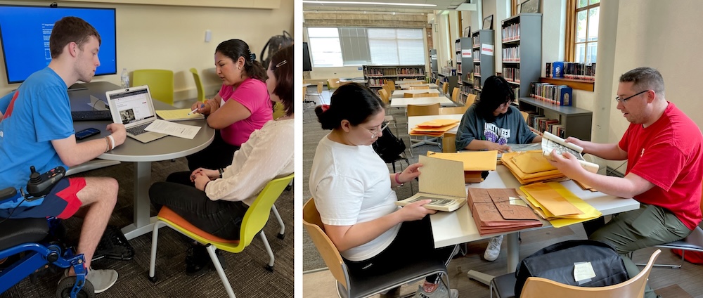 Undergrads Studying