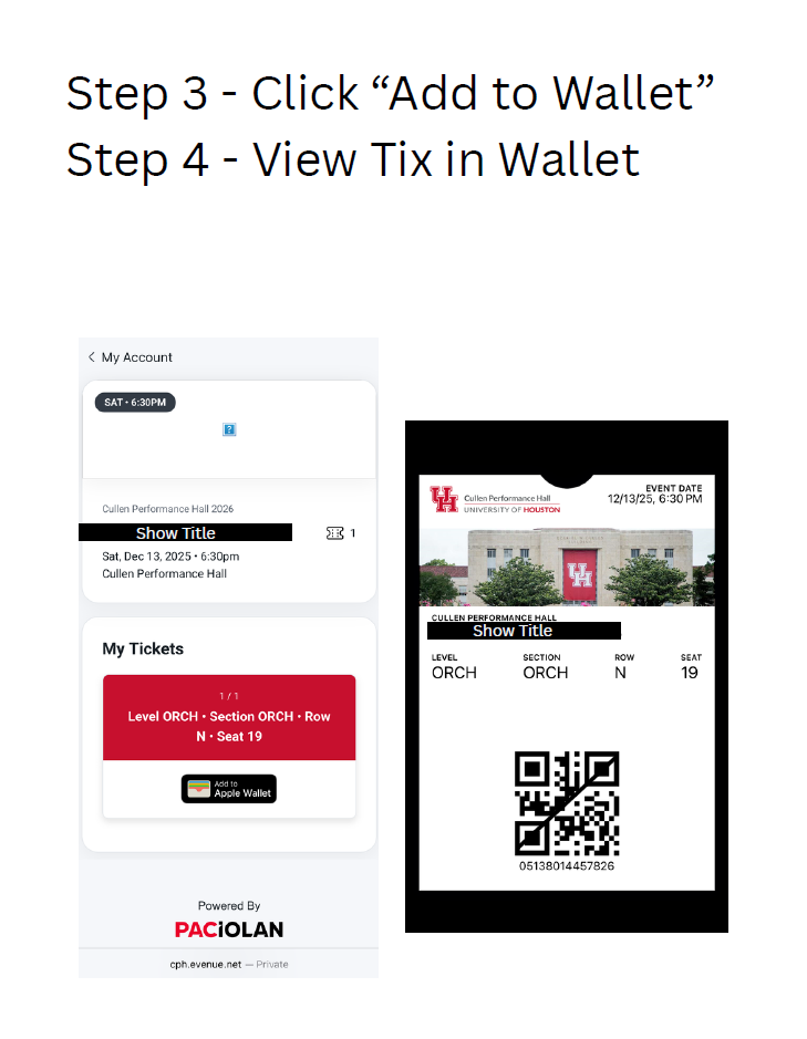 Add to wallet