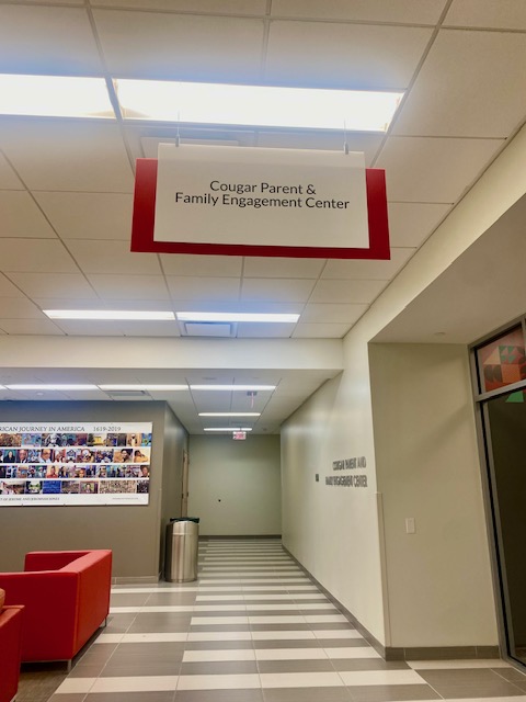 Sign for Cougar Parent & Family Engagement Center