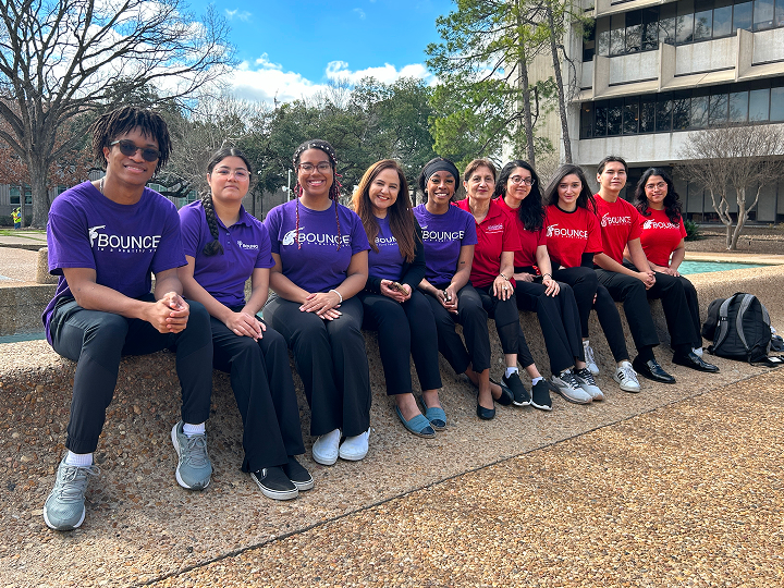 A group of health interns