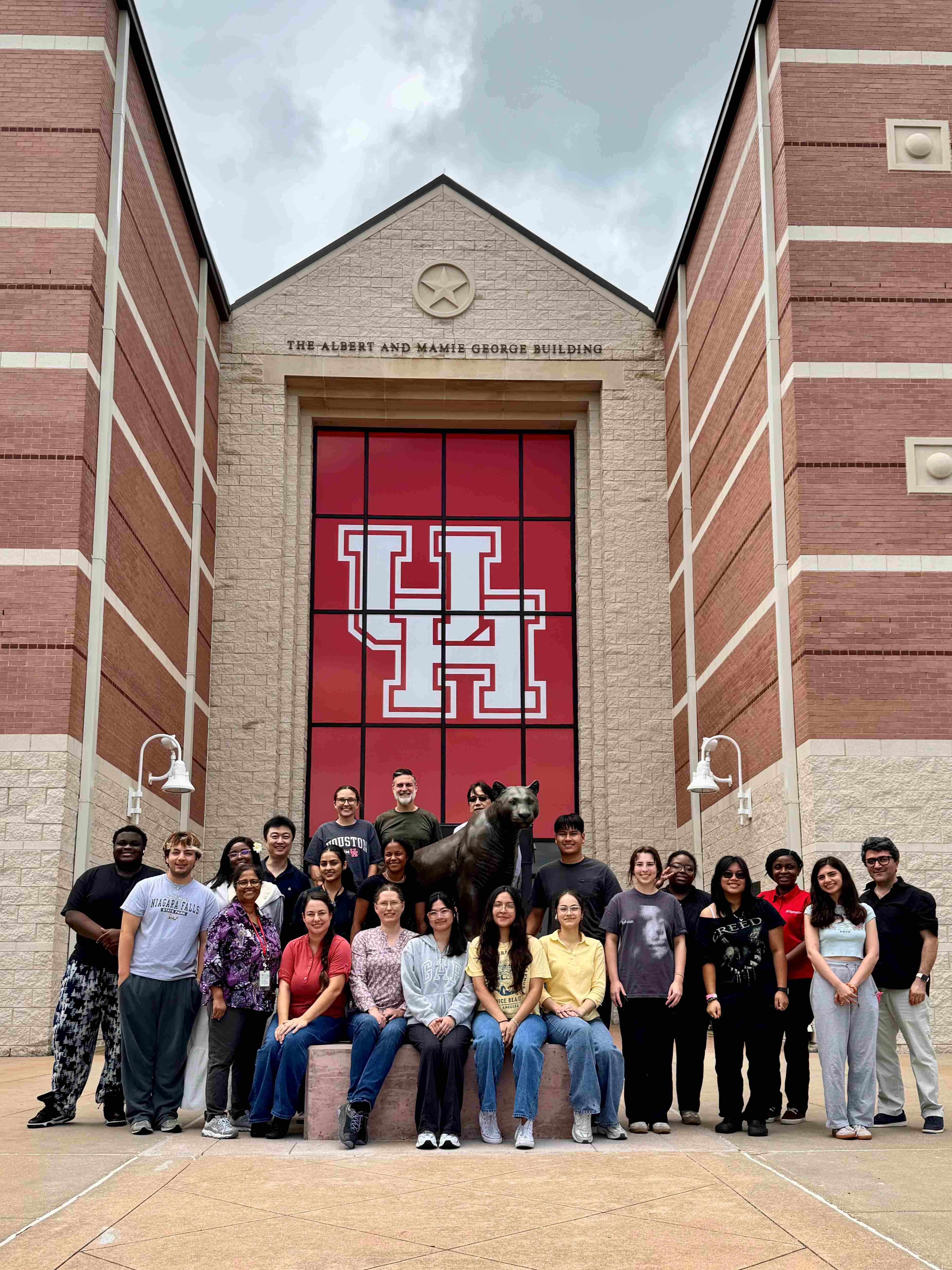 Students and instructors from the training program pose together