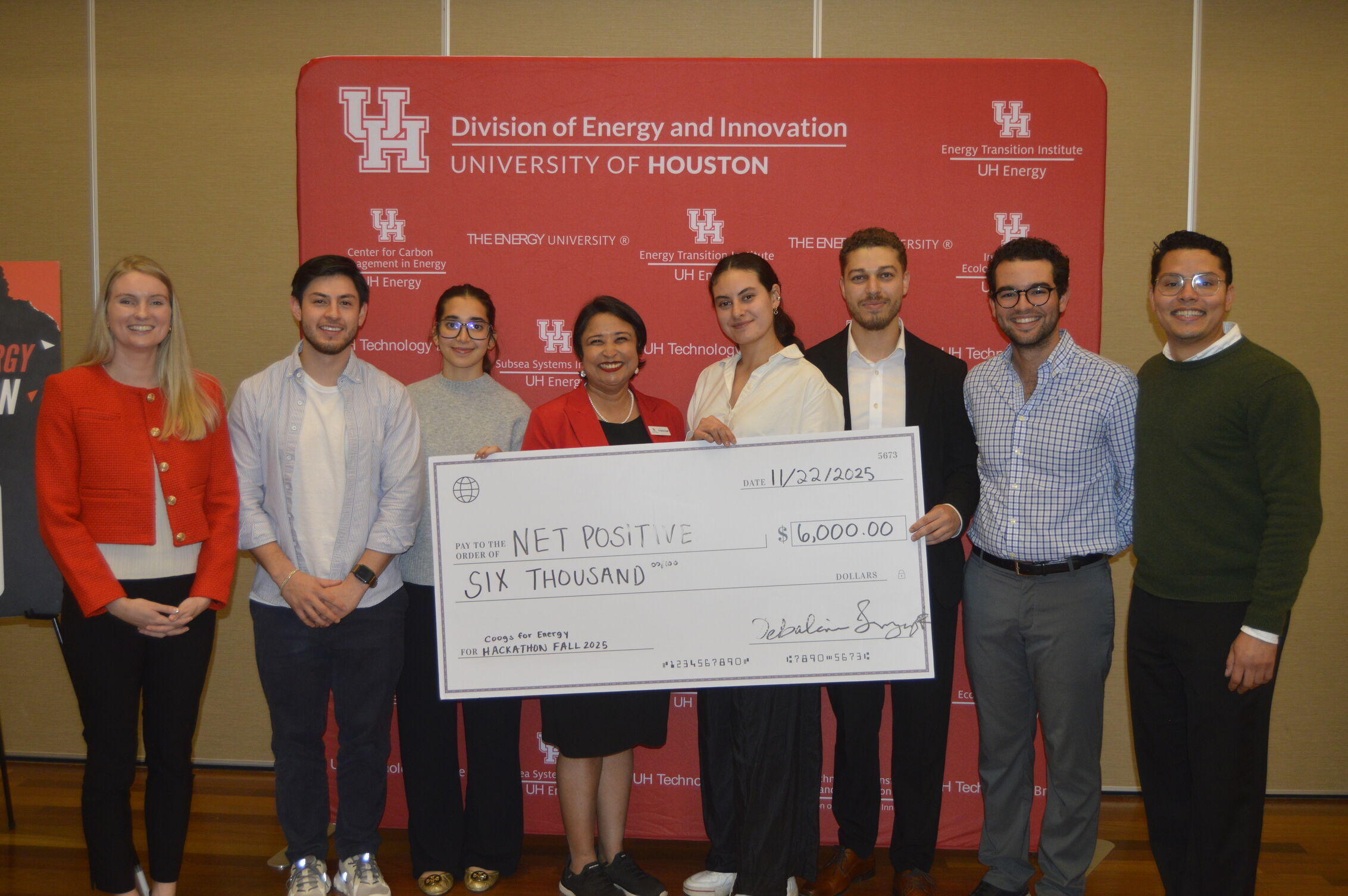 First place winners Net Positive