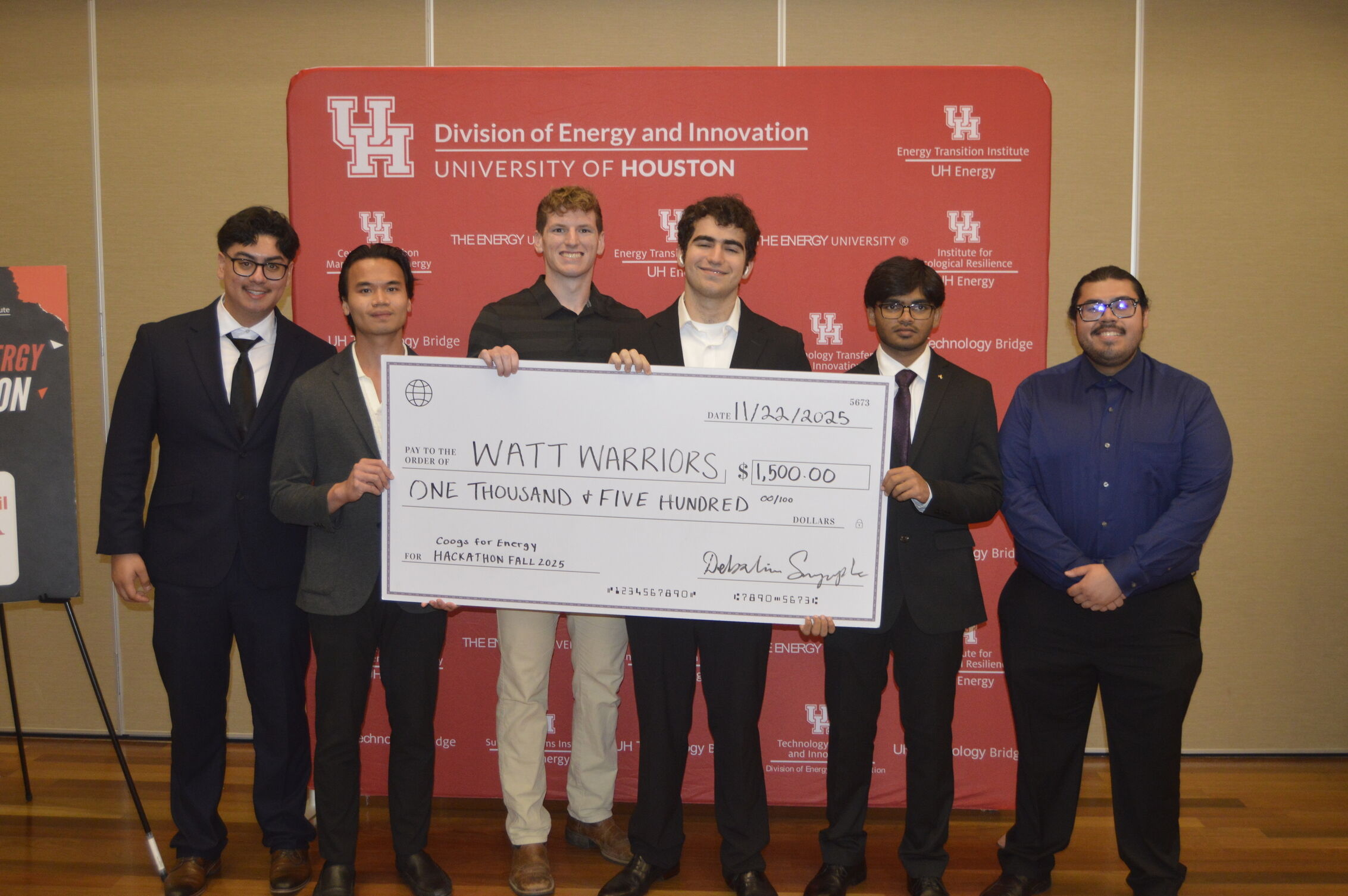 Third place winners Watt Warriors