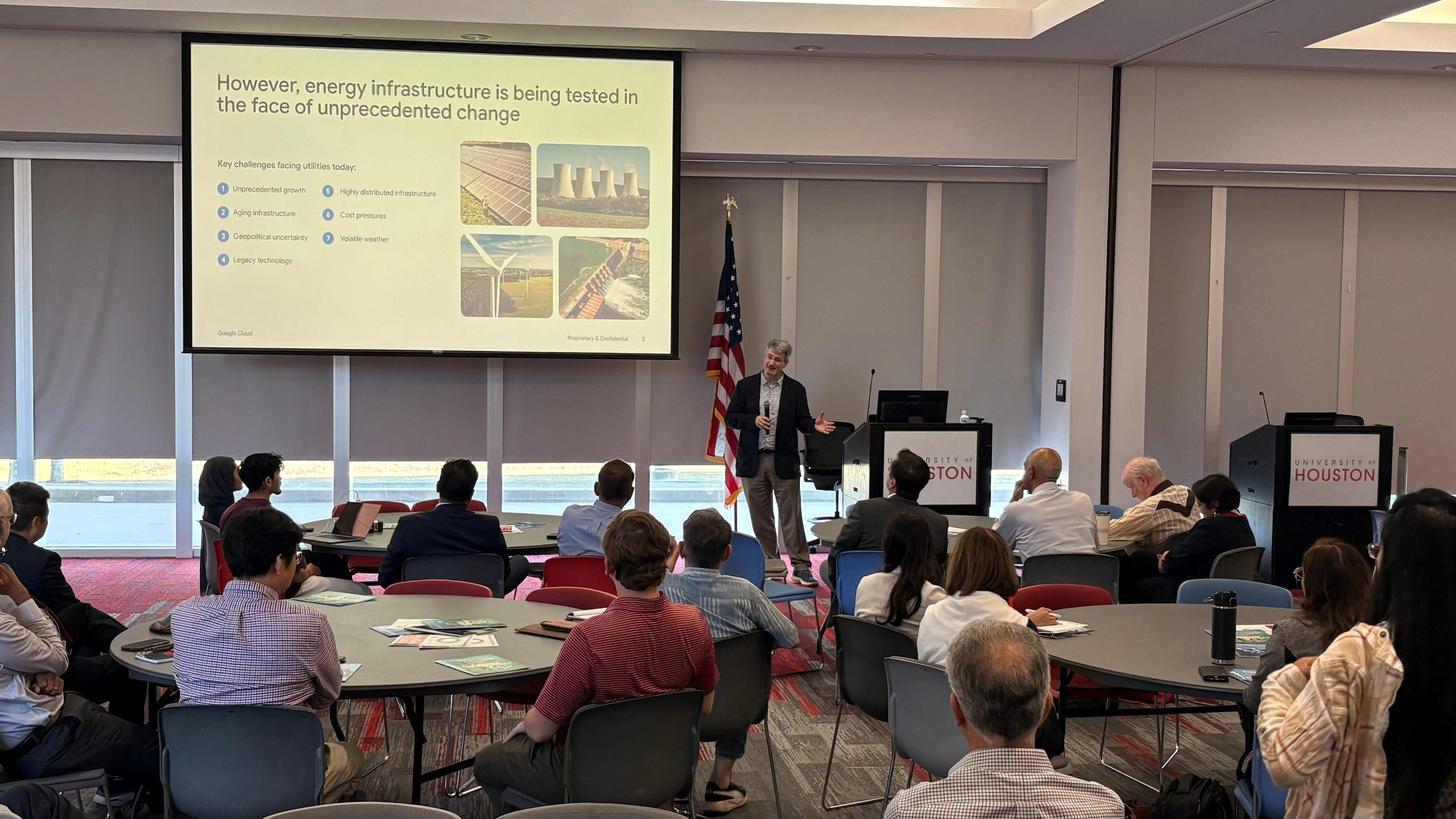 Raiford Smith presenting the inaugural seminar