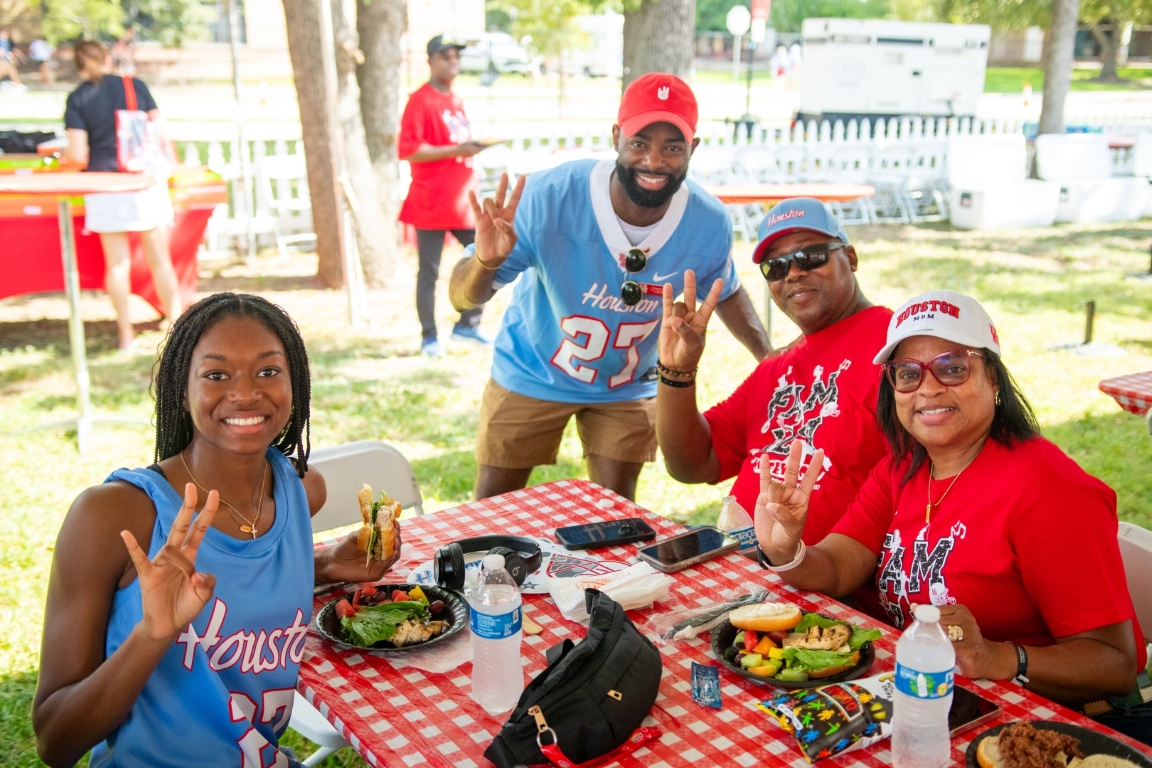 peers at cookout