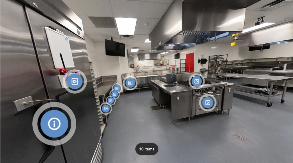 Interactive kitchen view