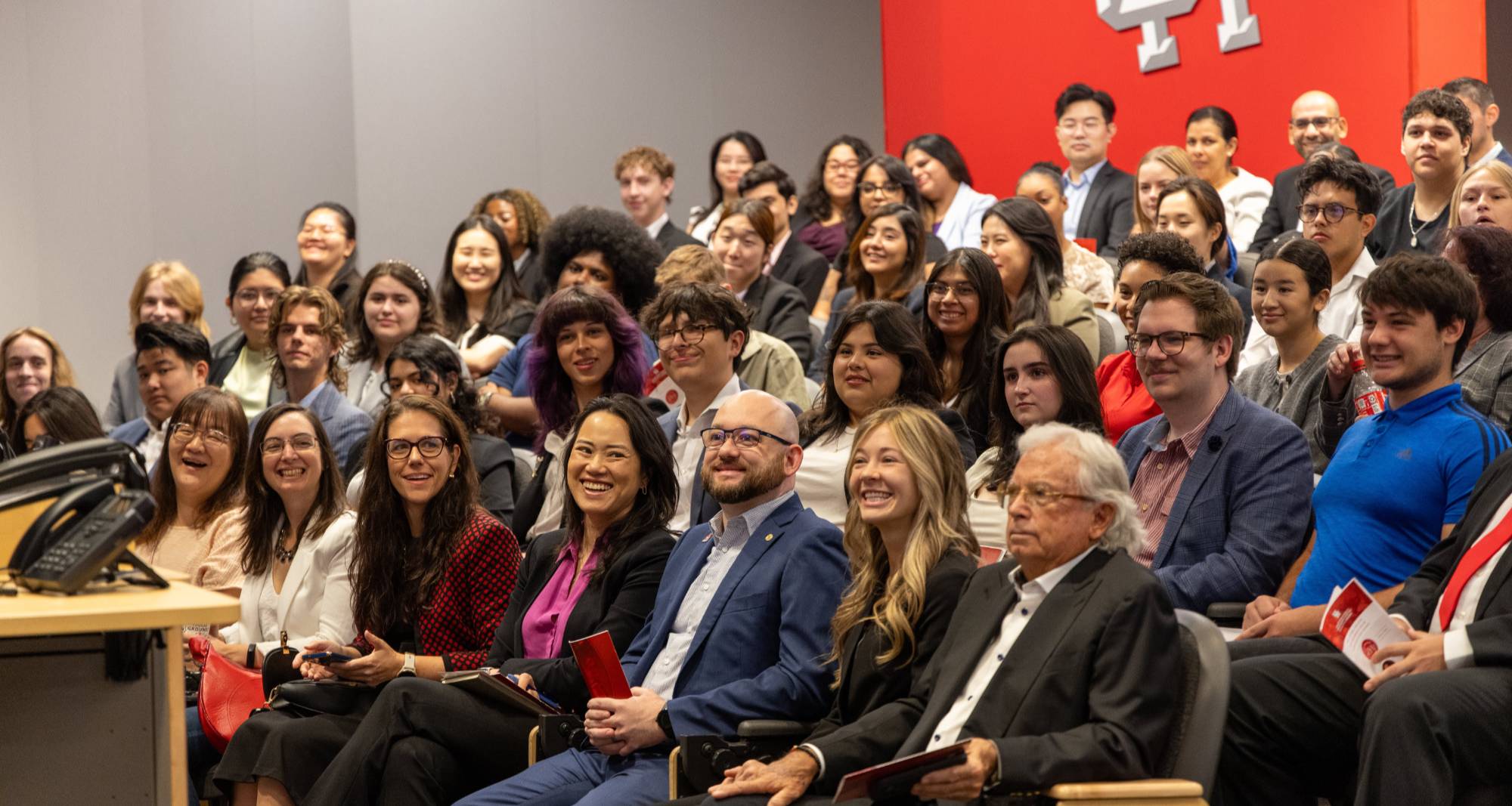 group of people at an event