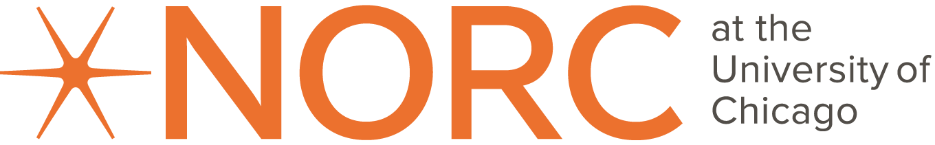 NORC logo in orange letters