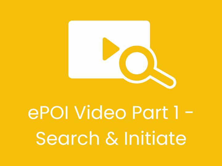 ePOI Video Part 1 - Search & Initiate