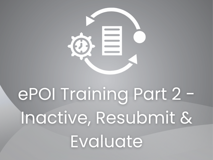 Inactivate, Resubmit & Evaluate