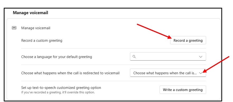Setup Voicemail Step 3