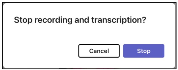 Stop Recording a Meeting on a Mac 3