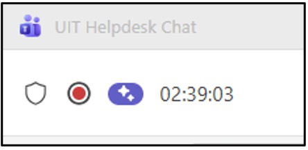 Recording Meeting Indicator