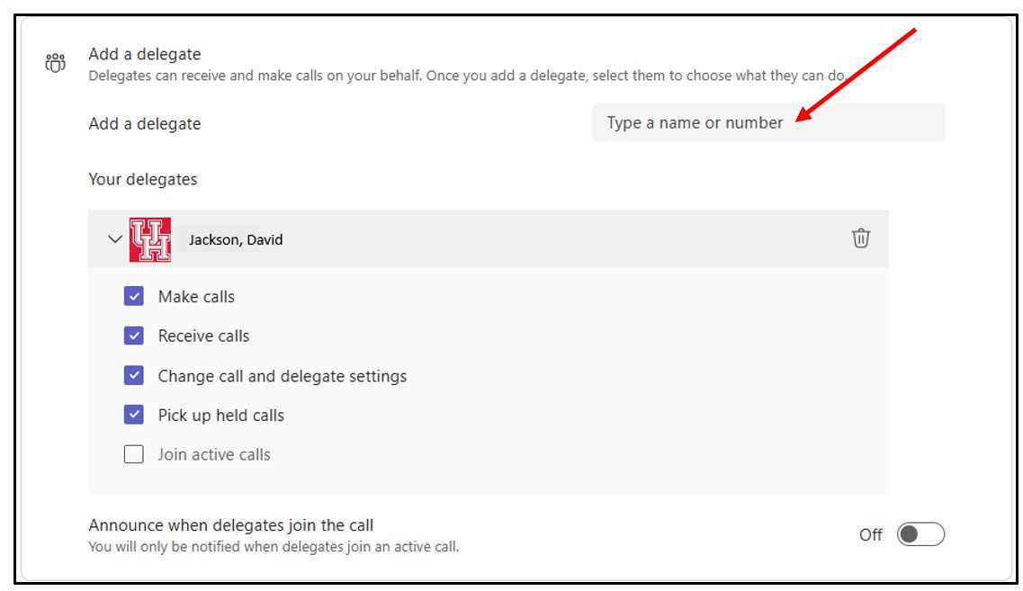 Assign a Delegate Step 4