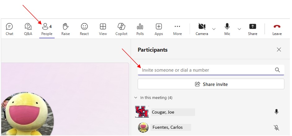 Add Participant to Meeting