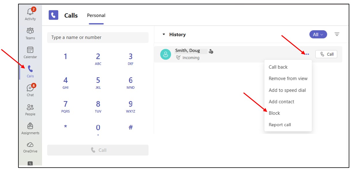 Blocked Call