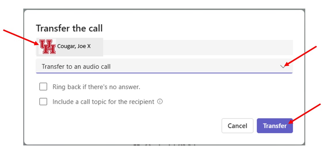 Transfer a Call