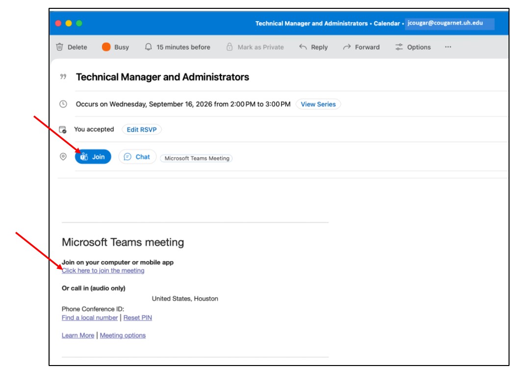 Join Meeting Using a Mac