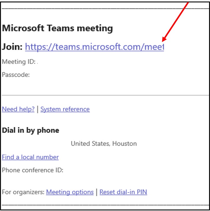 Join a Teams Meeting on the Web