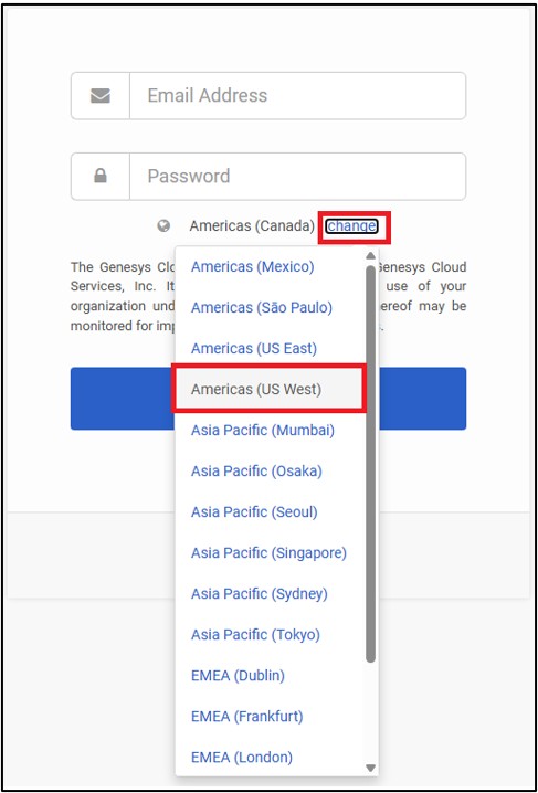 America US West
