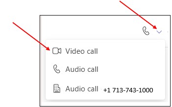Start a Video Call Step 2 and 3