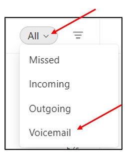 Listen to Voicemail Step 2 and 3