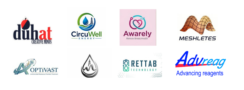 Logos of companies featured