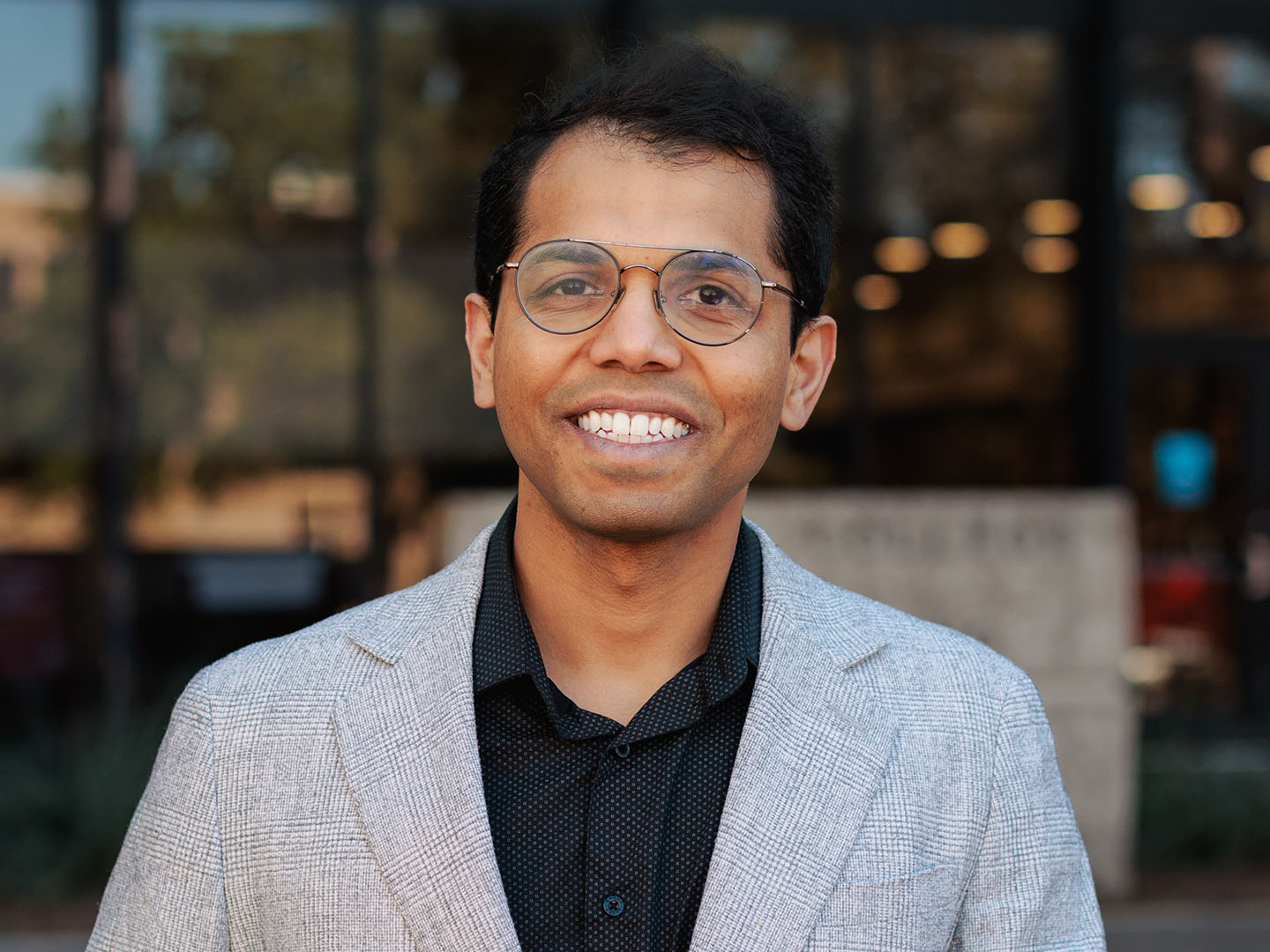 Akash Gupta wearing a sports jacket outdoors