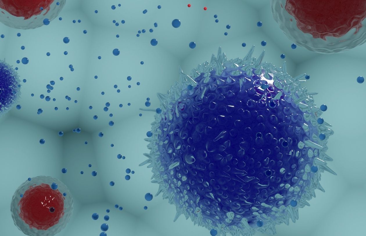 Cells releasing exosomes Getty large image