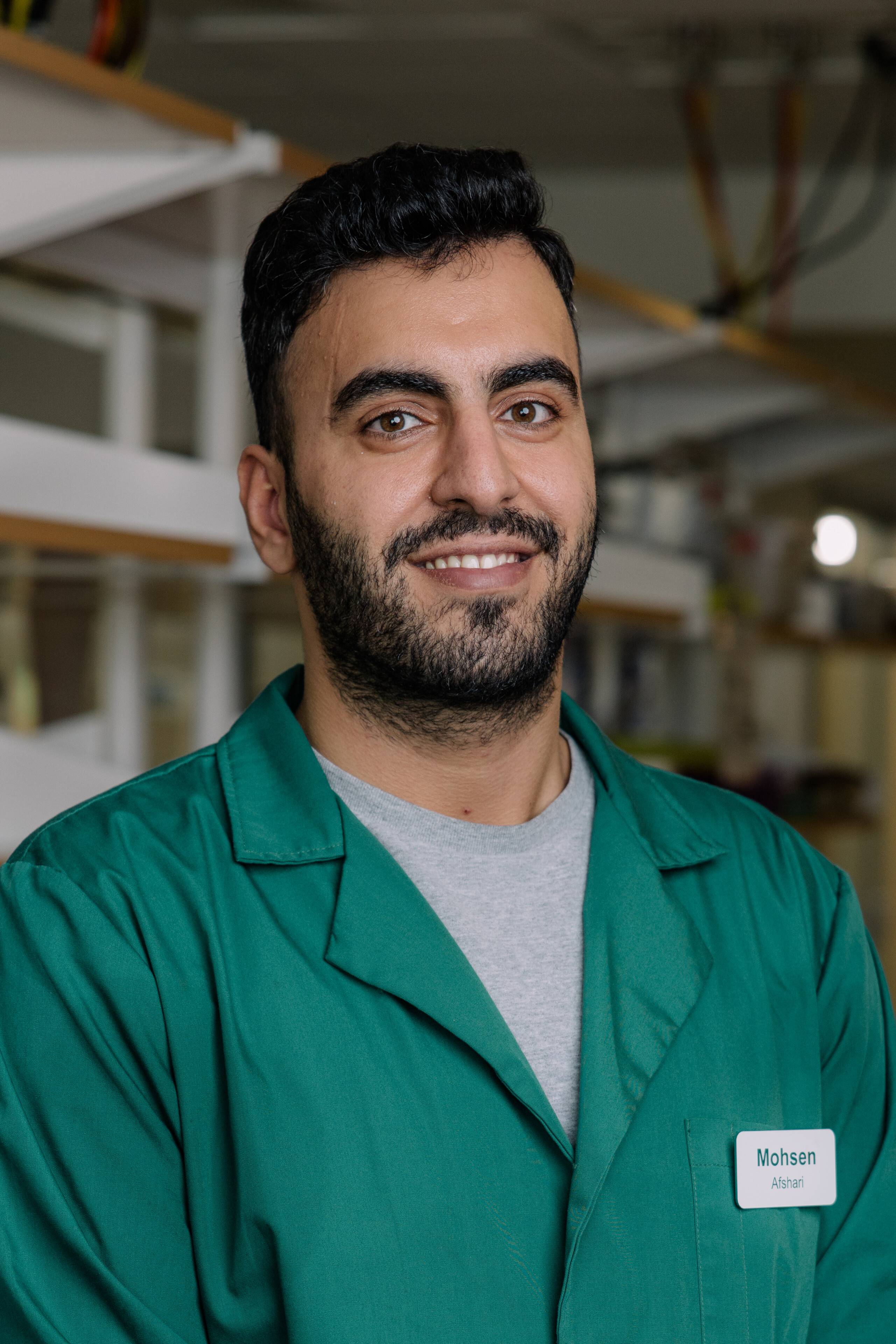 This is an image of Mohsen Afshari.