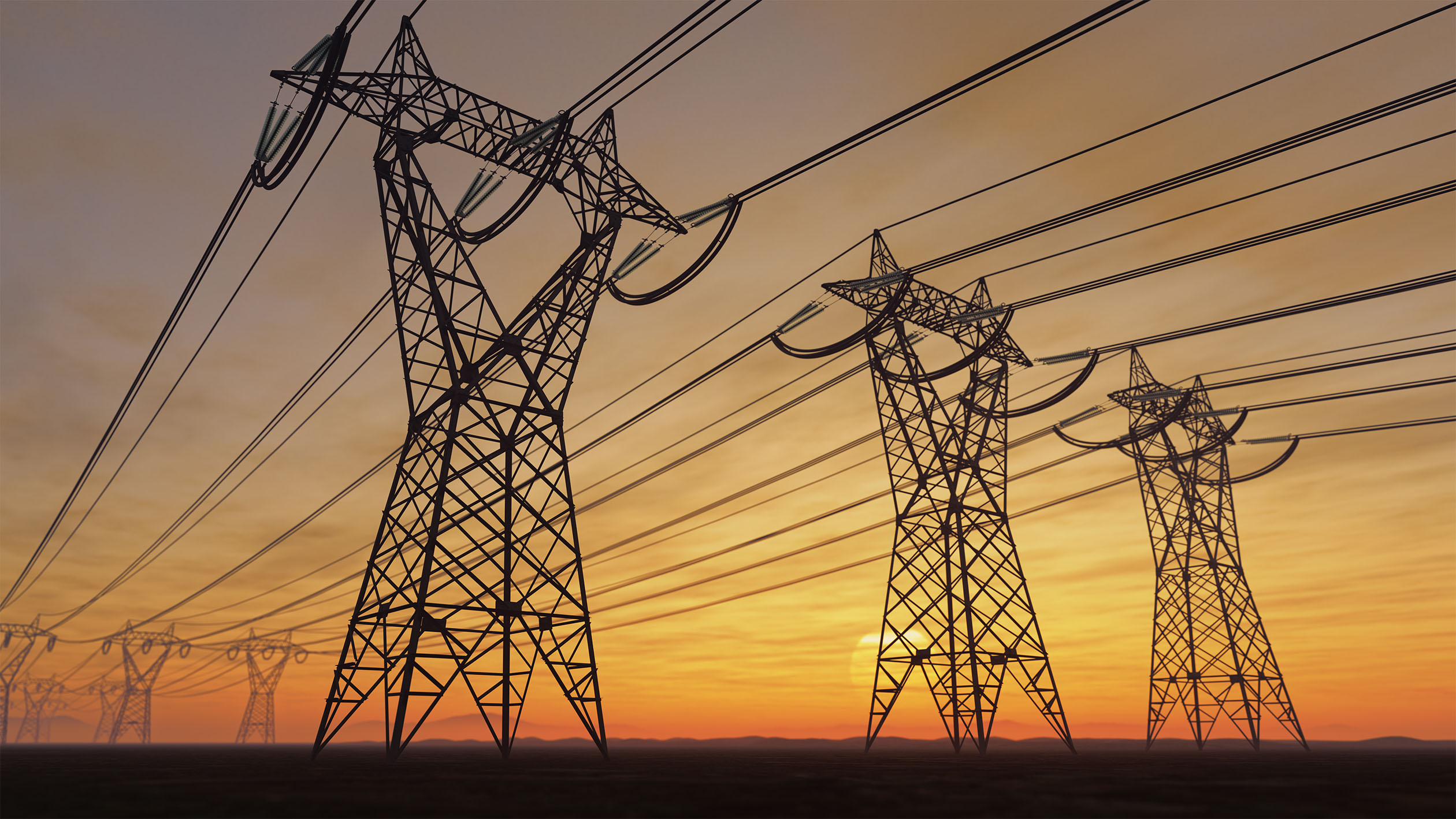 Electricity towers