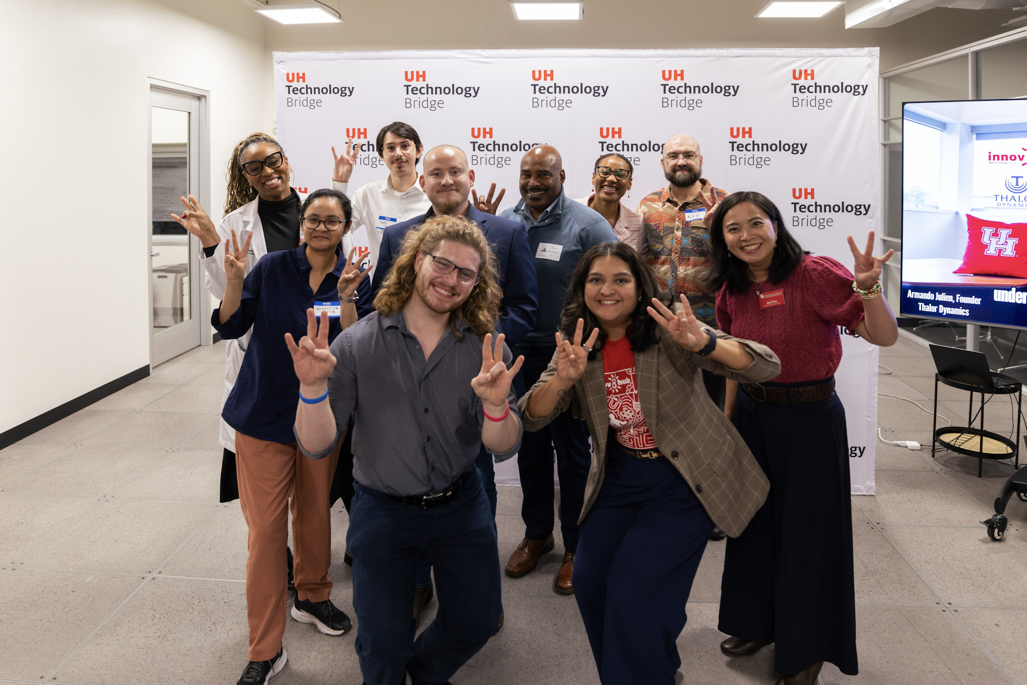 This is an image of University of Houston Tech Bridge's Innov8 Hub team.