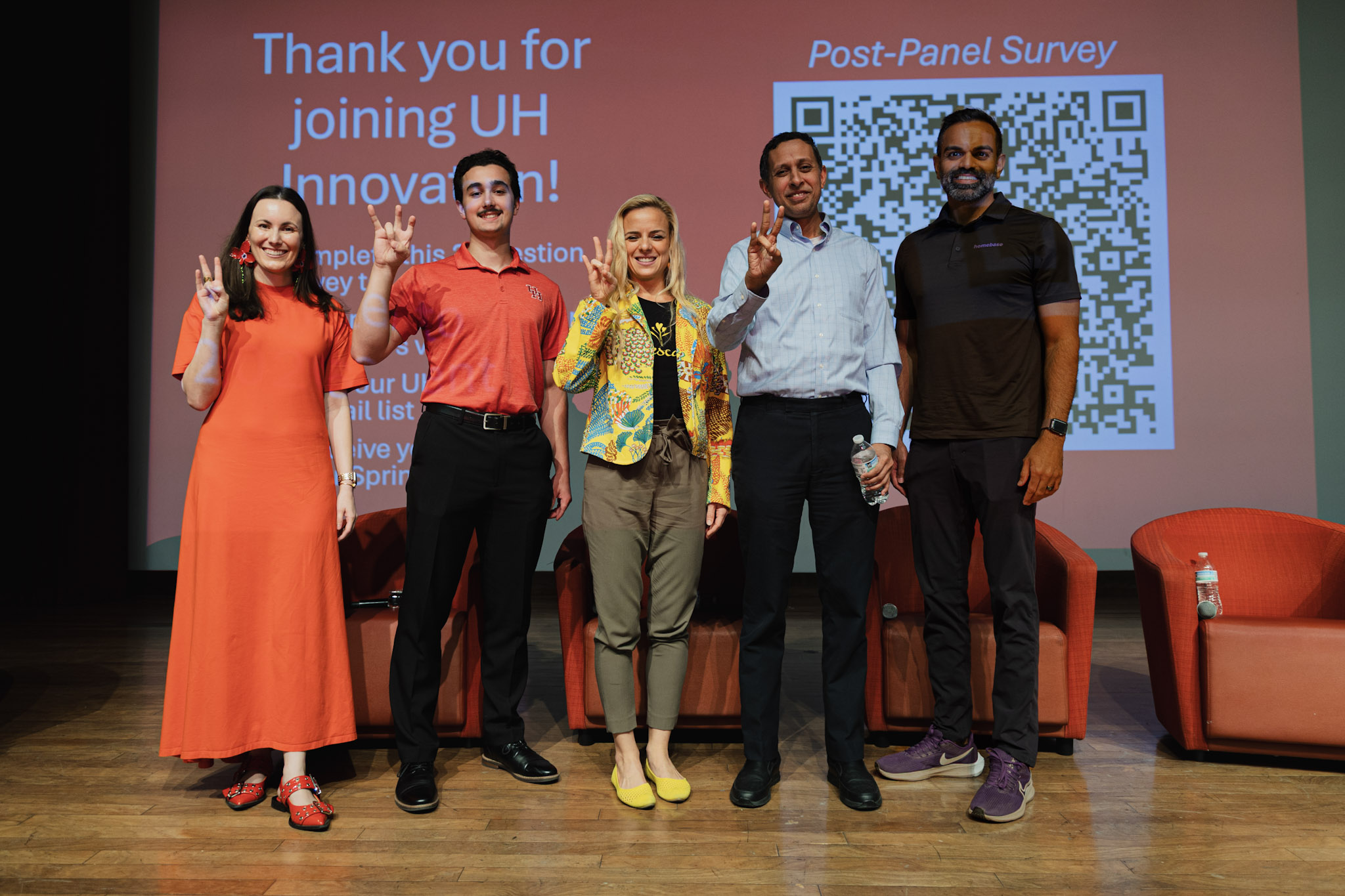 Innovation Panel Moderator Alex Landon and Panelists David Malcotti Sanchez, Irene Greaves, Navin Varadarajan, and Rushi Patel