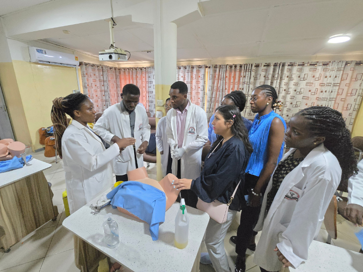 uh medical delegation at the university of ghana teaching hospital