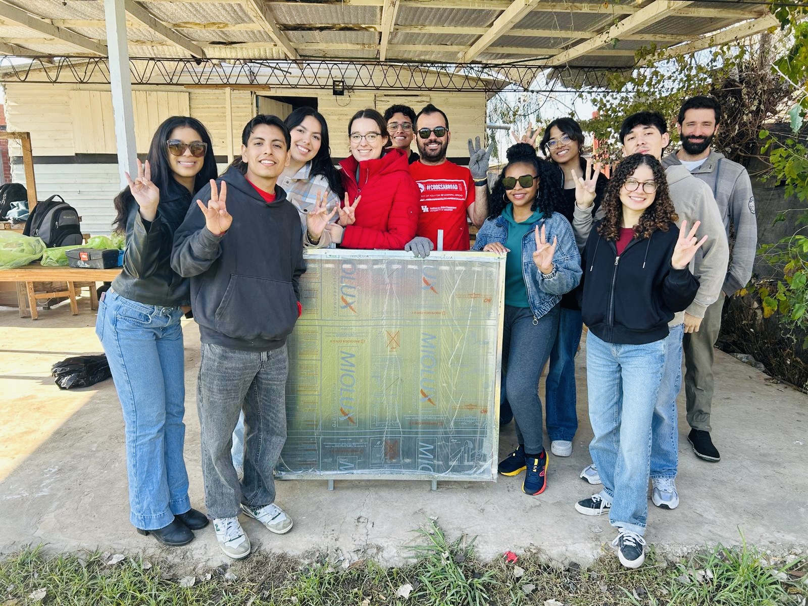 This is an image of the UH Energy team visiting Argentina.