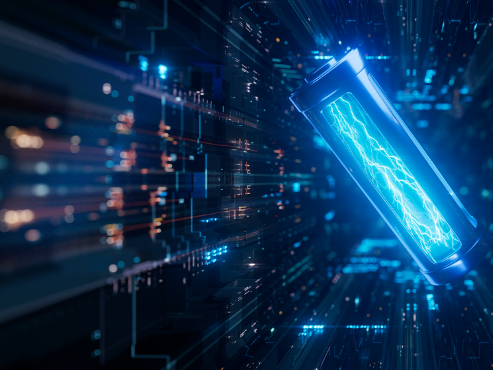 graphic illustration of lithium ion battery