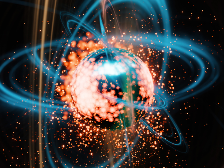 graphic of nuclear fusion