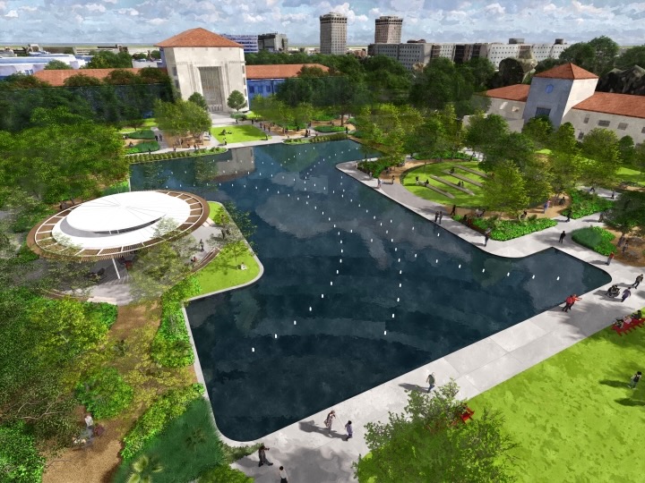 artist rendering of centennial plaza