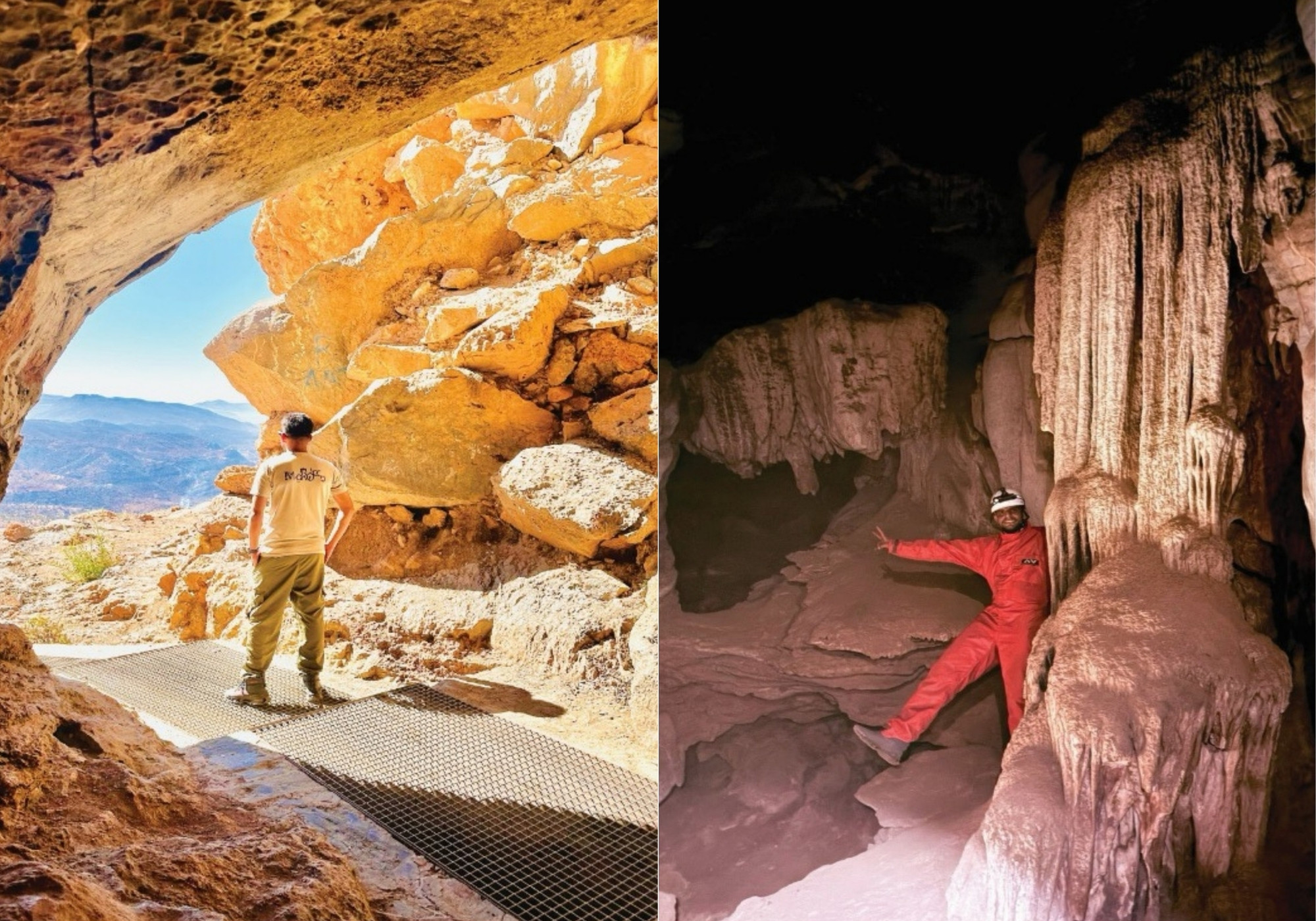 Ali Raza at Grotte de Pigeons caves and Wintimdouine Cave
