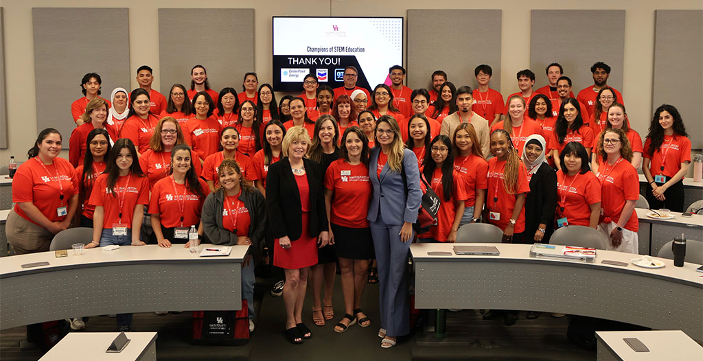 NTA group photo during a visit from local business partners.