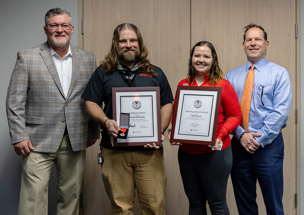 Shawn Schulze, Bryan Hlavinka, Cara Green, and Lance Boll