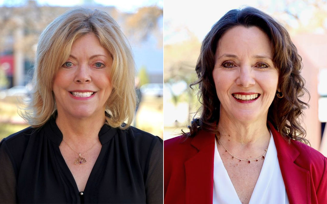 Paige Evans (left) and Karen Graham (right).